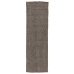 Malik Solid Gray/ Taupe Area Rug (6'X9')