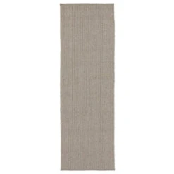Malik Solid Light Gray Area Rug (6'X9')