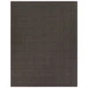 Malik Handmade Solid Dark Gray Area Rug (2'X3')