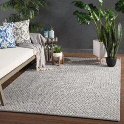 Theda Trellis Gray/ White Area Rug (10'X14') -France and So Furniture NIR02 4 1b8fc9ac 2e7c 4a03 8899 37014099f658