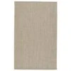 Jarl Solid Taupe/ Cream Area Rug (5'X8')