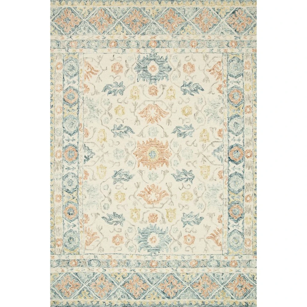 Loloi Norabel Ivory / Multi 8'-6" X 12' Area Rug 1 Loloi Norabel Ivory / Multi 8'-6" X 12' Area Rug
