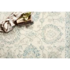 Loloi Norabel Ivory / Blue 3'-6" X 5'-6" Accent Rug -France and So Furniture NORBNOR 04IVBB 4 7050936b 88e7 4180 930a 7d2842561a19