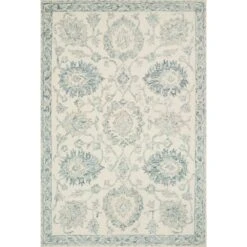 Loloi Norabel Ivory / Blue 3'-6" X 5'-6" Accent Rug