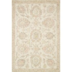 Loloi Norabel Ivory / Blush 2'-6" X 9'-9" Runner Rug