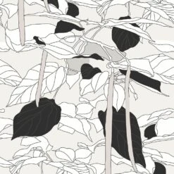 Canopy Sketch Wallpaper -France and So Furniture NP CanopySketch SilhouetteSilk 513c3fcb e985 4589 b73d a27edfb3960b