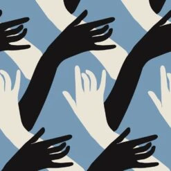 Connect Wallpaper -France and So Furniture NP Connect DuskySkyBlue