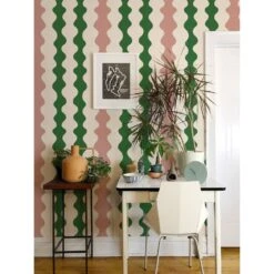 Low Frequency Wallpaper 8 Low Frequency Wallpaper -France and So Furniture NP LowFrequency EmeraldRouge 2