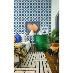 Traveler Tile Wallpaper -France and So Furniture NP TravlerTile CobaltBlues 5ec1f1d0 38d3 4ee5 9731 fd011b517d3b