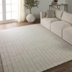 Magnus Handmade Striped Cream/ Light Brown Area Rug (9'X12') -France and So Furniture OBB02 4 1772b274 1e5c 4b87 ac59 9c9667c684c5