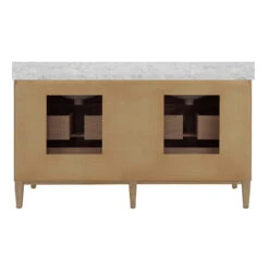 Odin 60in Cerused Oak Double Bath Vanity -France and So Furniture ODIN 60 CO BACK 48269.1728061597