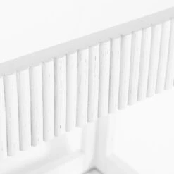 Otis - Fluted Bar Cart In White Washed Oak -France and So Furniture OTIS 20WWO DETAIL 2