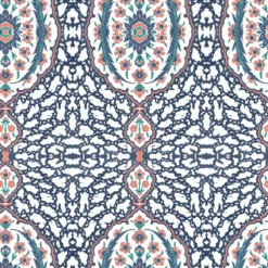 Ottoman Jewel Wallpaper -France and So Furniture OttomanJewel Blues Coral 7432a094 60e9 43eb a783 e7f9e1de0d01
