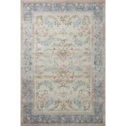 Rifle Paper Co. X Loloi Palais Lt. Blue 2'-3" X 5' Accent Rug