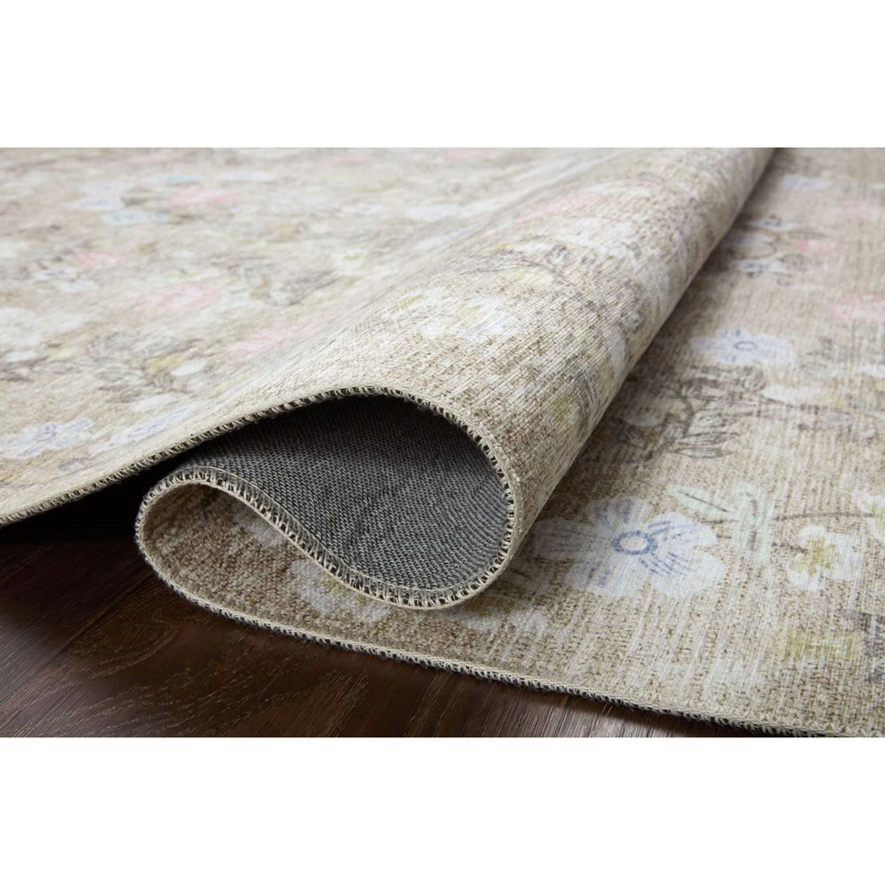 Rifle Paper Co. X Loloi Palais Khaki 2'-6" X 7'-6" Runner Rug 3 Rifle Paper Co. X Loloi Palais Khaki 2'-6" X 7'-6" Runner Rug - Image 3