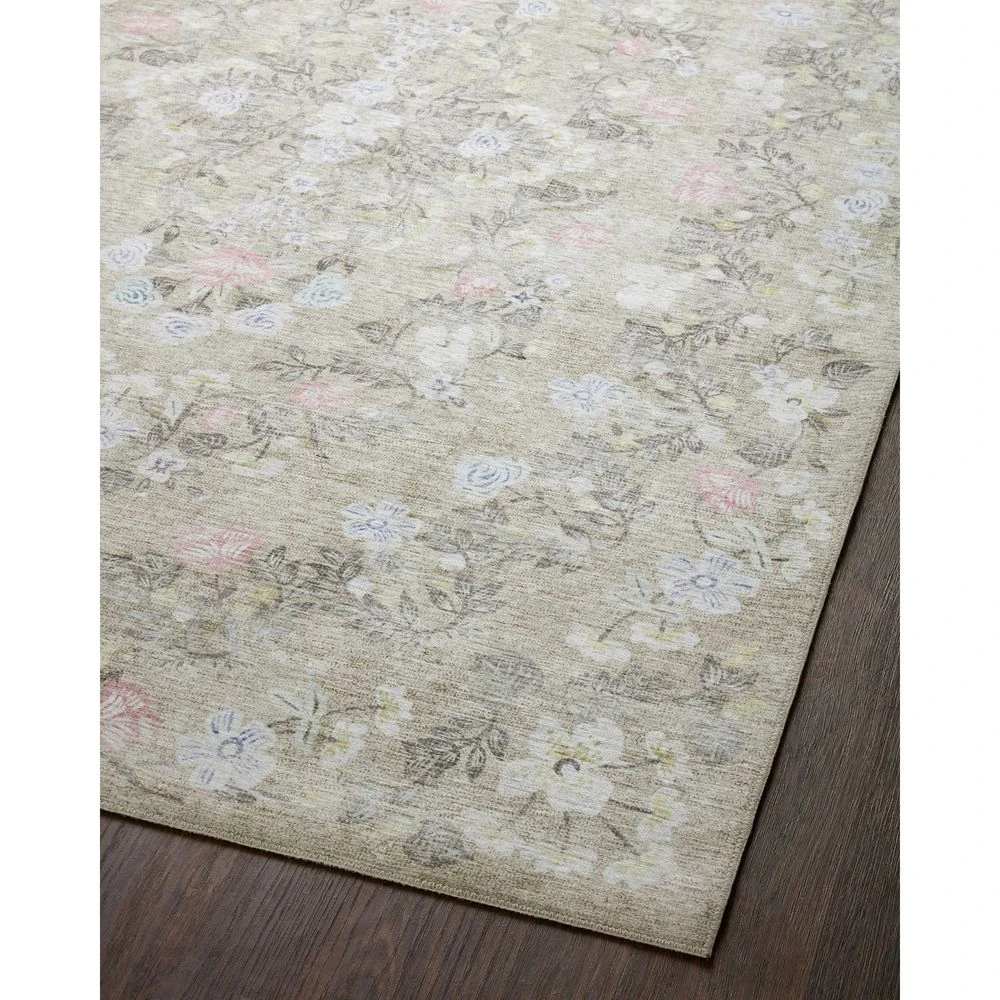 Rifle Paper Co. X Loloi Palais Khaki 2'-6" X 7'-6" Runner Rug 6 Rifle Paper Co. X Loloi Palais Khaki 2'-6" X 7'-6" Runner Rug - Image 6