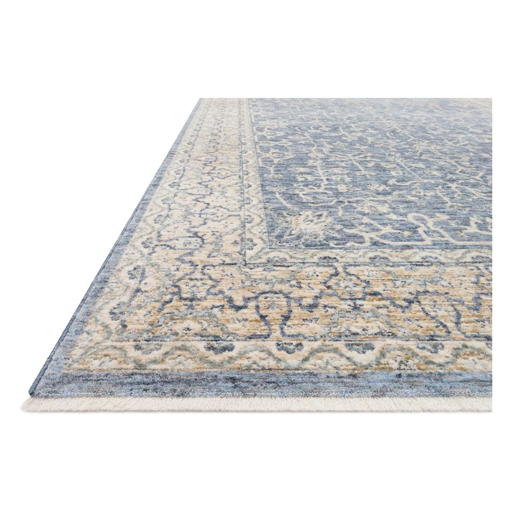 Loloi Pandora Dark Blue / Ivory 2'-6" X 16'-0" Runner Rug 2 Loloi Pandora Dark Blue / Ivory 2'-6" X 16'-0" Runner Rug - Image 2