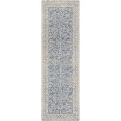 Loloi Pandora Dark Blue / Ivory 2'-6" X 8'-0" Runner Rug -France and So Furniture PANDPAN 04XDIV 21 3c1ab48e fbd1 4d6c 9387 9695e2f8f764