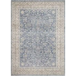 Loloi Pandora Dark Blue / Ivory 2'-6" X 16'-0" Runner Rug