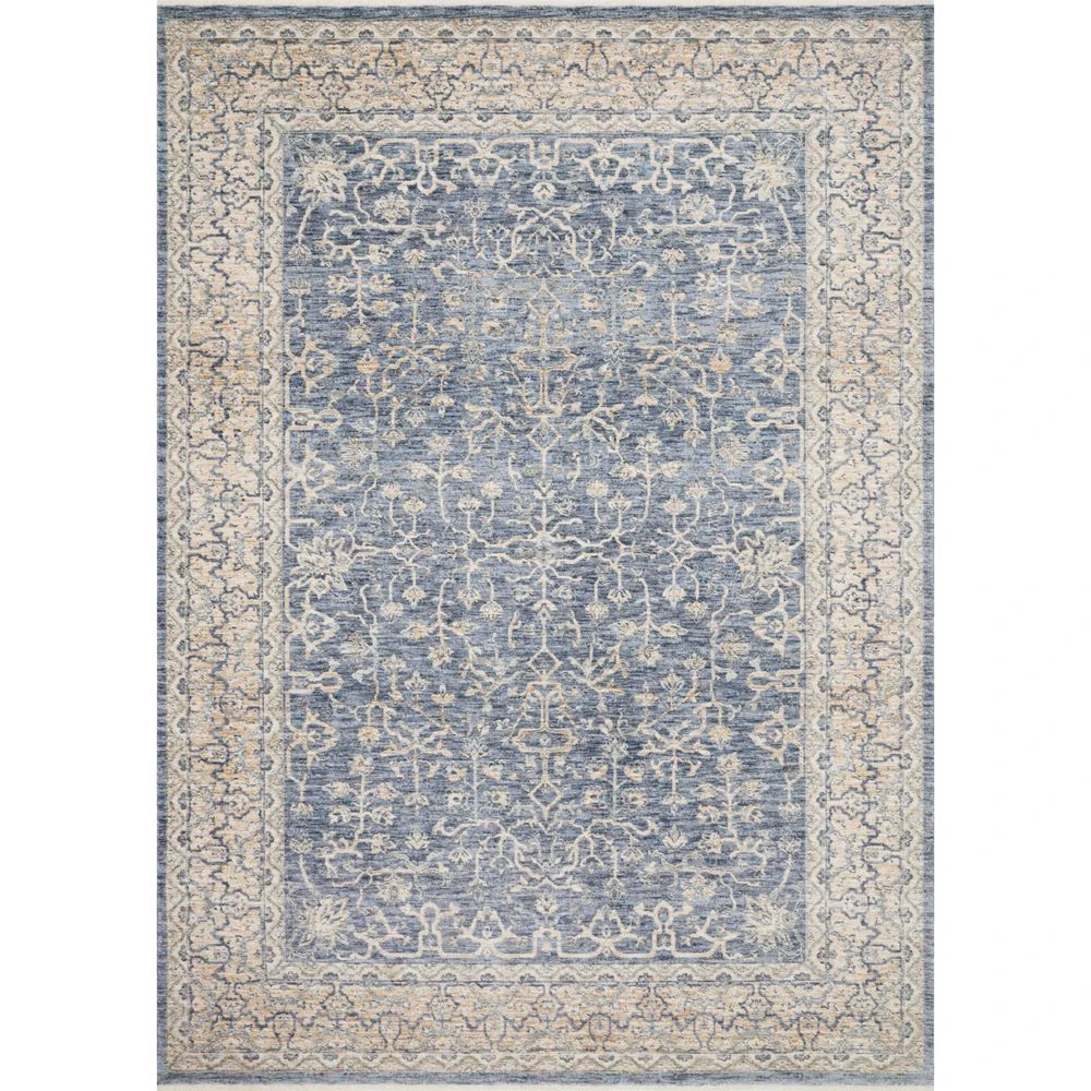 Loloi Pandora Dark Blue / Ivory 2'-6" X 16'-0" Runner Rug 1 Loloi Pandora Dark Blue / Ivory 2'-6" X 16'-0" Runner Rug
