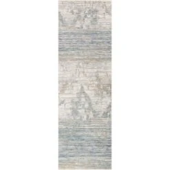 Loloi Pandora Ivory / Blue 2'-6" X 10'-0" Runner Rug -France and So Furniture PANDPAN 06IVBB 21 896fdd54 3890 4f6b a169 d05493bad2d1