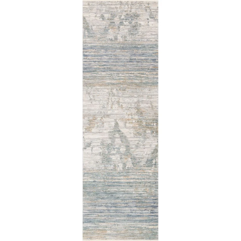 Loloi Pandora Ivory / Blue 2'-6" X 16'-0" Runner Rug 4 Loloi Pandora Ivory / Blue 2'-6" X 16'-0" Runner Rug - Image 4