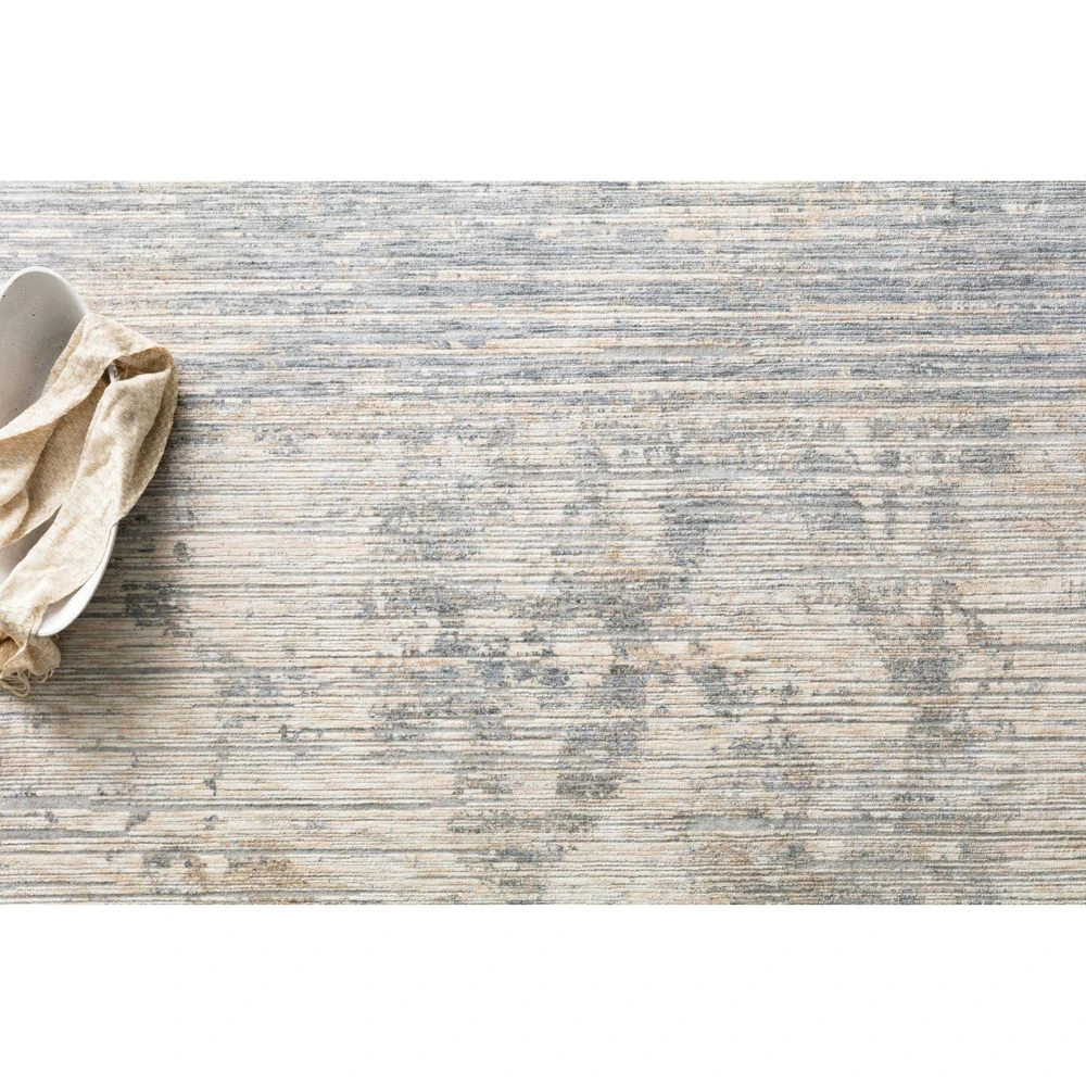 Loloi Pandora Ivory / Blue 2'-6" X 16'-0" Runner Rug 2 Loloi Pandora Ivory / Blue 2'-6" X 16'-0" Runner Rug - Image 2