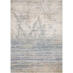Loloi Pandora Ivory / Blue 2'-6" X 10'-0" Runner Rug