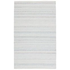Shirin Tribal Light Blue/ Ivory Area Rug (5'X8')