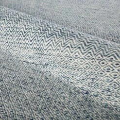 Velthia Handmade Geometric Light Blue/ Ivory Runner Rug (2'6"X10') -France and So Furniture POE05 6 b3c4bbde 25e2 4e65 b172 1a898b7cce78