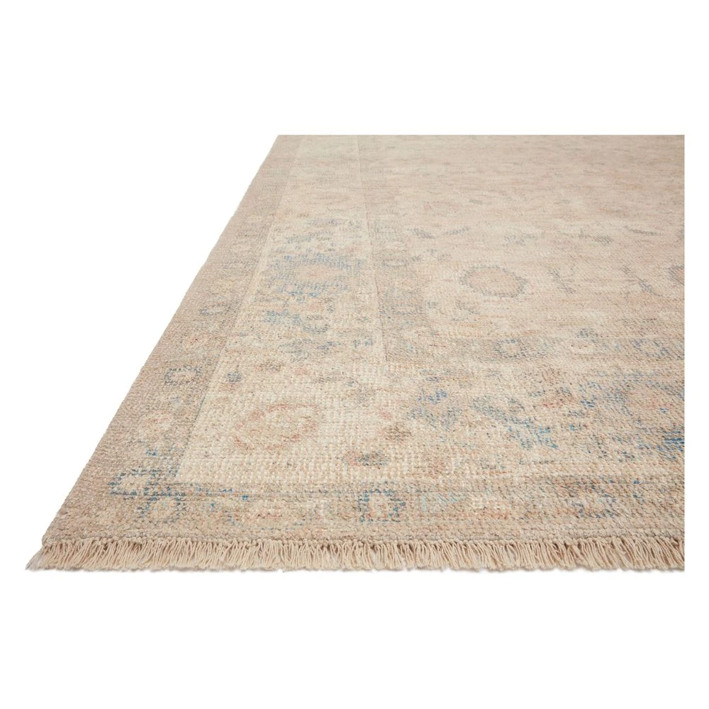 Loloi Priya Natural / Blue 3'-6" X 5'-6" Accent Rug 2 Loloi Priya Natural / Blue 3'-6" X 5'-6" Accent Rug - Image 2