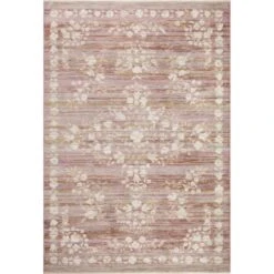 Rifle Paper Co. X Loloi Provence Rose 6'-3" X 9' Area Rug
