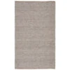 Fika Solid Taupe/ Gray Runner Rug (3'X10')