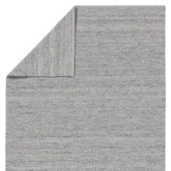 Fika Handmade Solid Gray/ Light Blue Area Rug (4'X6') -France and So Furniture PSD04 2