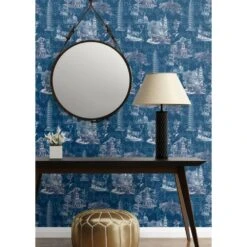 Pagoda Toile Wallpaper -France and So Furniture PagodaToile Mid1 31069d38 32ec 4c0a 9cef d91fcee7e8cf