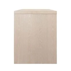 Ralph - Waterfall Two Drawer Desk In Light Cerused Oak/Includes Brass & Nickel Hrdwr Options W Acrylic Rod -France and So Furniture RALPH CO SIDE 03636.1625150181 d2950026 1dd8 42d4 ad25 dd995a5f5eb6