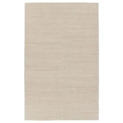 Henshaw Solid Cream/ Light Brown Area Rug (7'10"X10'10")