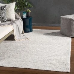 Arise Solid Ivory/ Gray Area Rug (9'X12') -France and So Furniture RBC05 5 5d89bced 3a5a 4b14 a781 6ae5c416c108