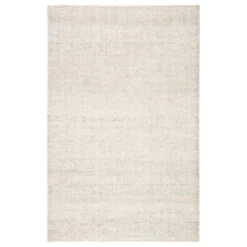 Arise Solid Ivory/ Gray Area Rug (12'X15')
