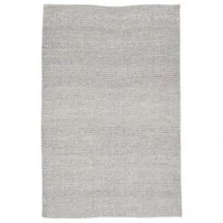 Arise Solid Gray/ Ivory Area Rug (5'X8')