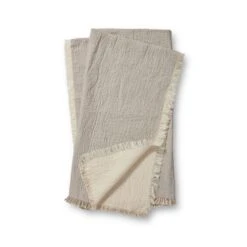 Magnolia Home By Joanna Gaines X Loloi TMH0003 Grey / Natural 4'-2" X 5' Throw