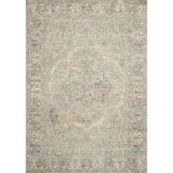 Loloi Revere Mist 7'-10" X 7'-10" Round Area Rug