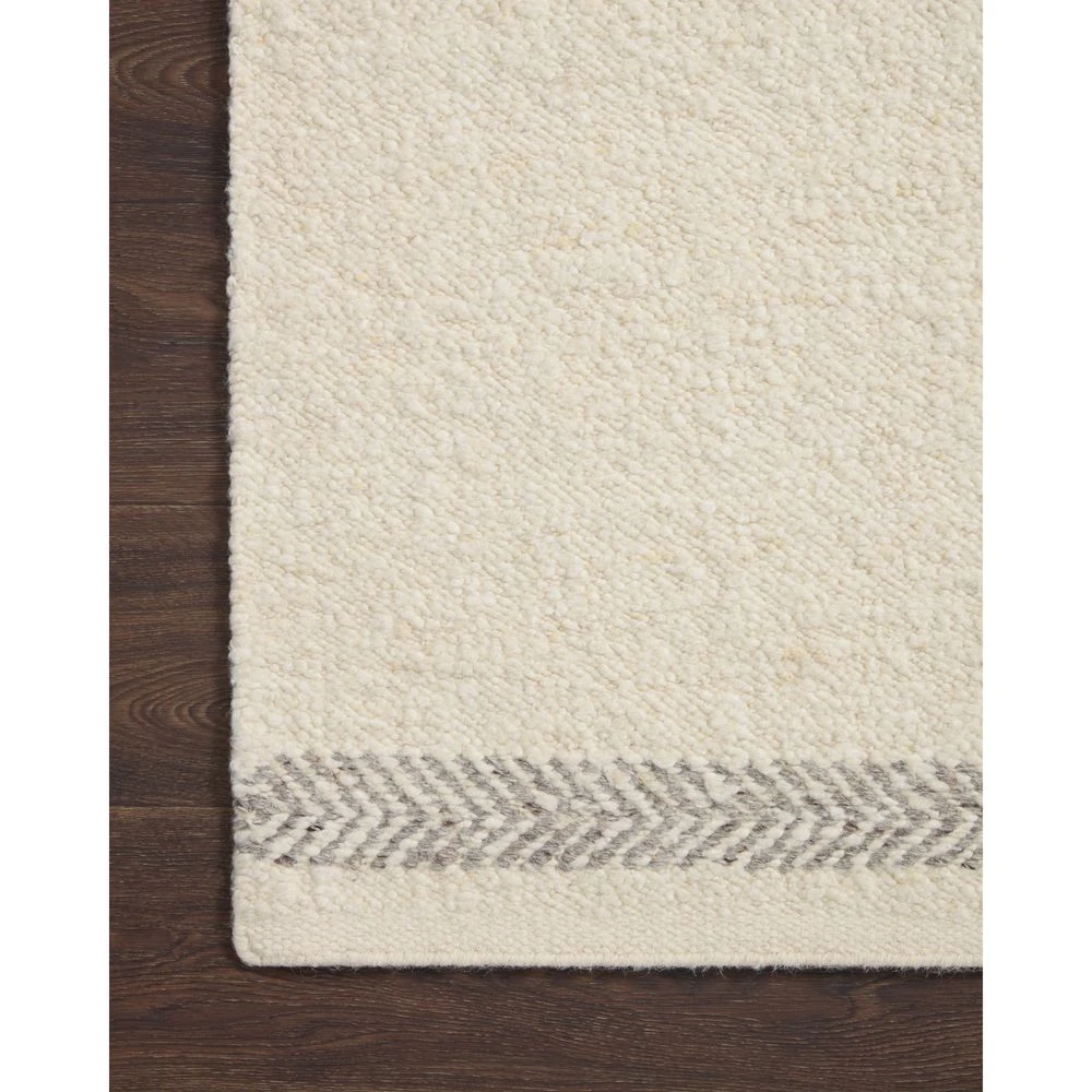 Loloi Reyla Ivory / Silver 2'-0" X 3'-0" Accent Rug 3 Loloi Reyla Ivory / Silver 2'-0" X 3'-0" Accent Rug - Image 3