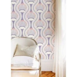 Riviere Wallpaper -France and So Furniture Riviera Lilac