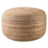 Samira Natural Solid Natural Cylinder Pouf