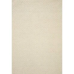 Magnolia Home By Joanna Gaines X Loloi Sarah Ivory 7'-9" X 9'-9" Area Rug
