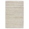 Hygge Handmade Solid Ivory/ Light Gray Area Rug (9'X12')