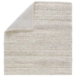 Hygge Handmade Solid Ivory/ Light Gray Area Rug (9'X12') -France and So Furniture SCD27 2
