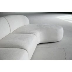 Moritz 3-Piece Chaise Facing Left Sectional Alabaster Fabric -France and So Furniture SEL MORI ALAB 3PCS 2