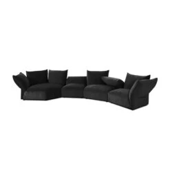 Tavora 4pc Sectional - Carbon Black -France and So Furniture SER TOBA CARB 4PCS da713694 5f83 49b0 b223 dd03eae5effb